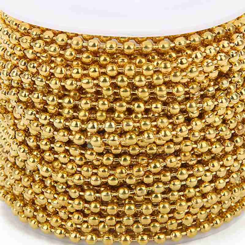Promo Wholesale Bead Chains Stainless 