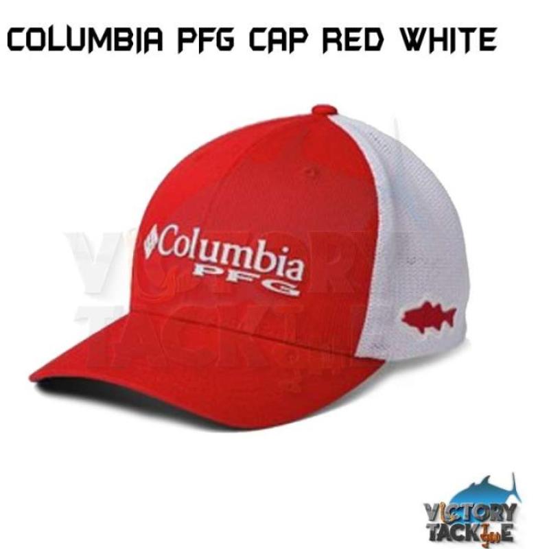 Jual Topi Columbia PFG MESH BALL CAP Red Spark di Seller gann ...