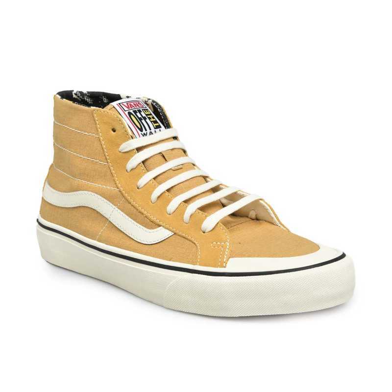 gold vans high top