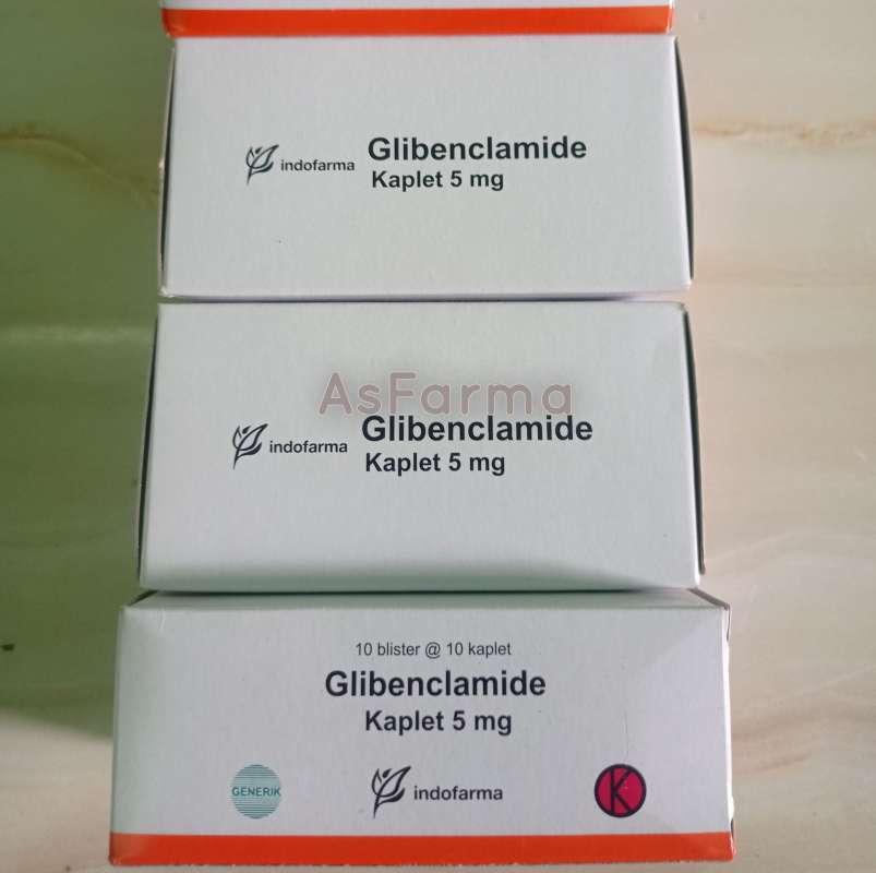 glibenclamide 5 mg box 100 tablet