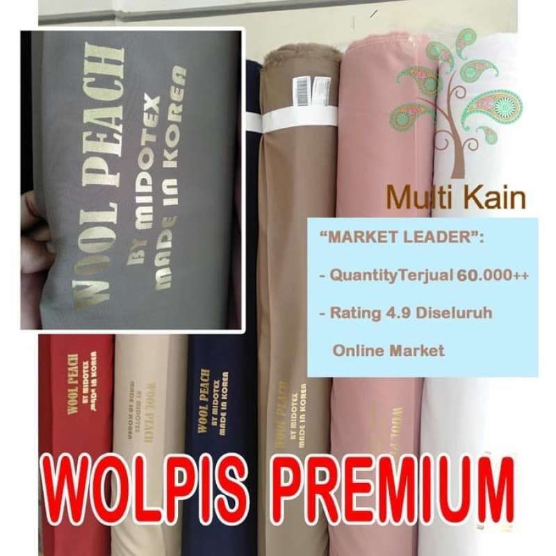 Harga 1 roll kain wolfis