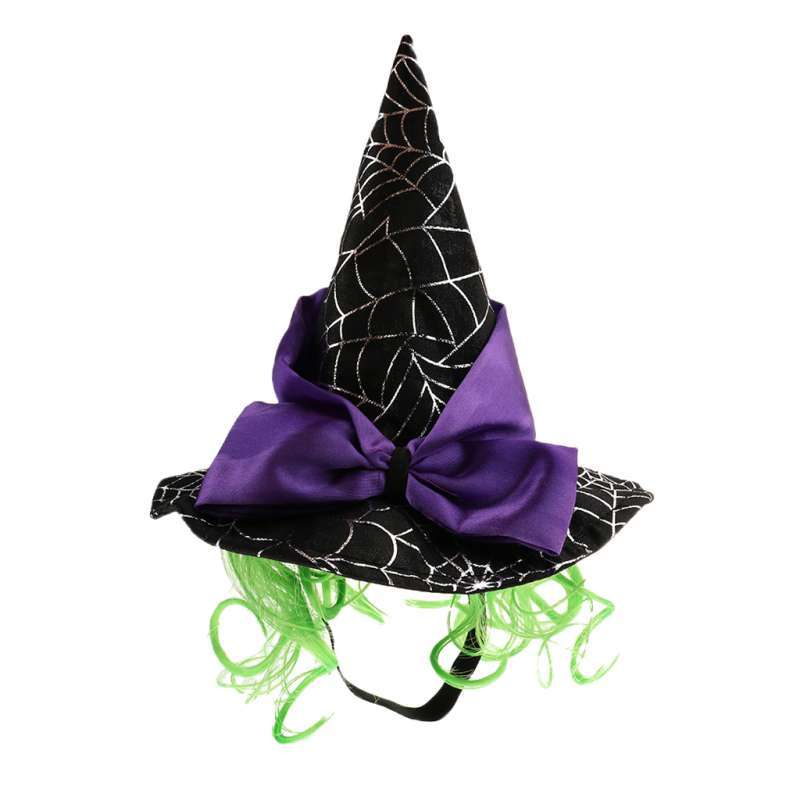 Pet Small Sized Dog Halloween Witch Hat 