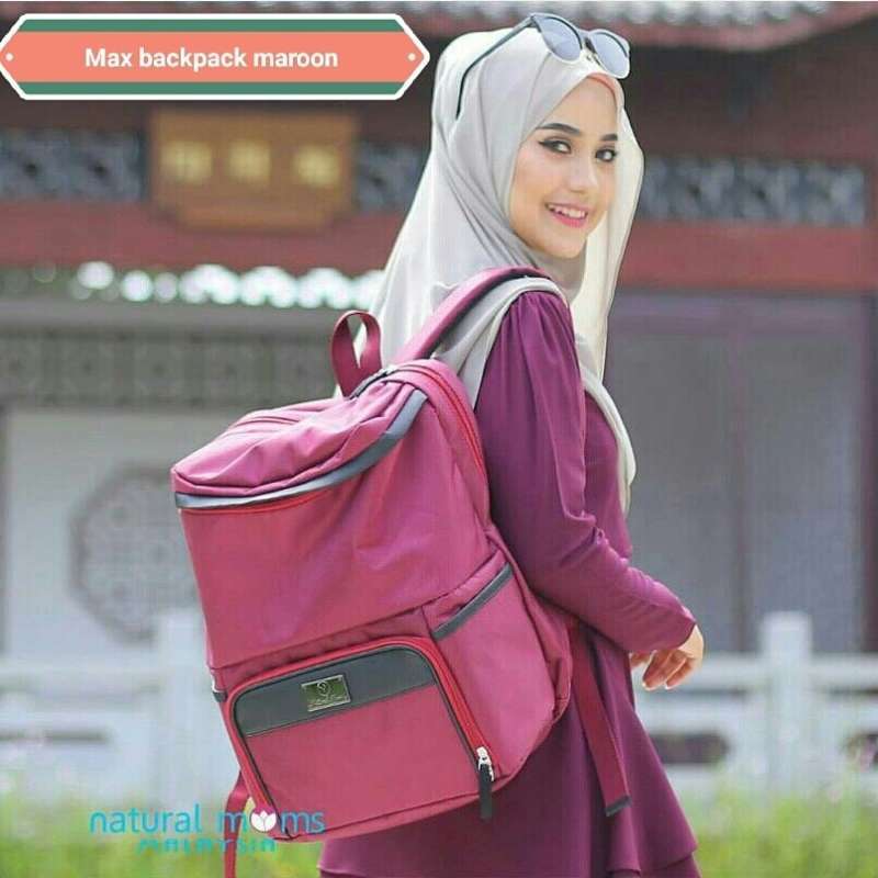 Jual Natural Moms Cooler Bag Backpack 