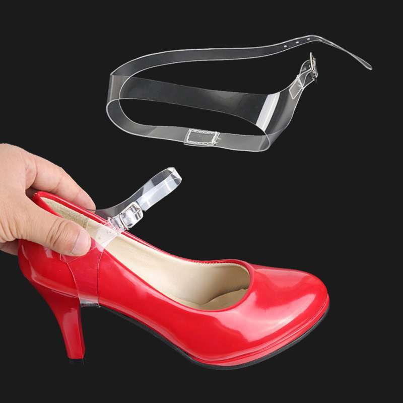 Clear shoe straps for loose shoes sales