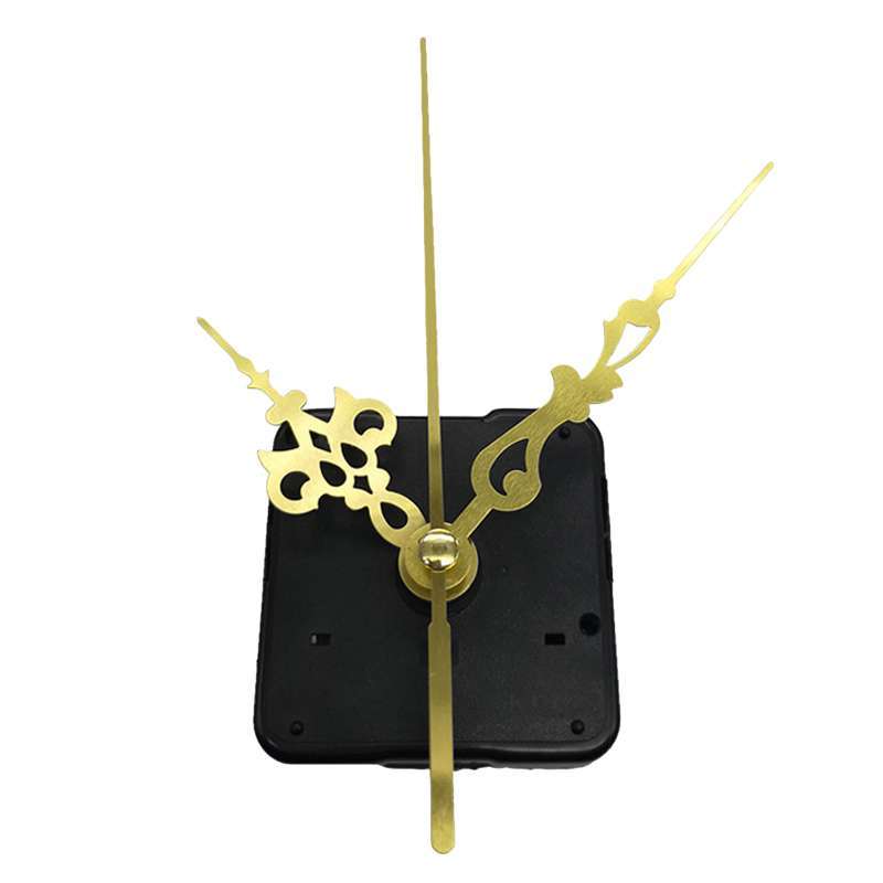 Clock Quartz Movement Mechanism Gold Color Spindle Hand Wall DIY Repair Parts .. 