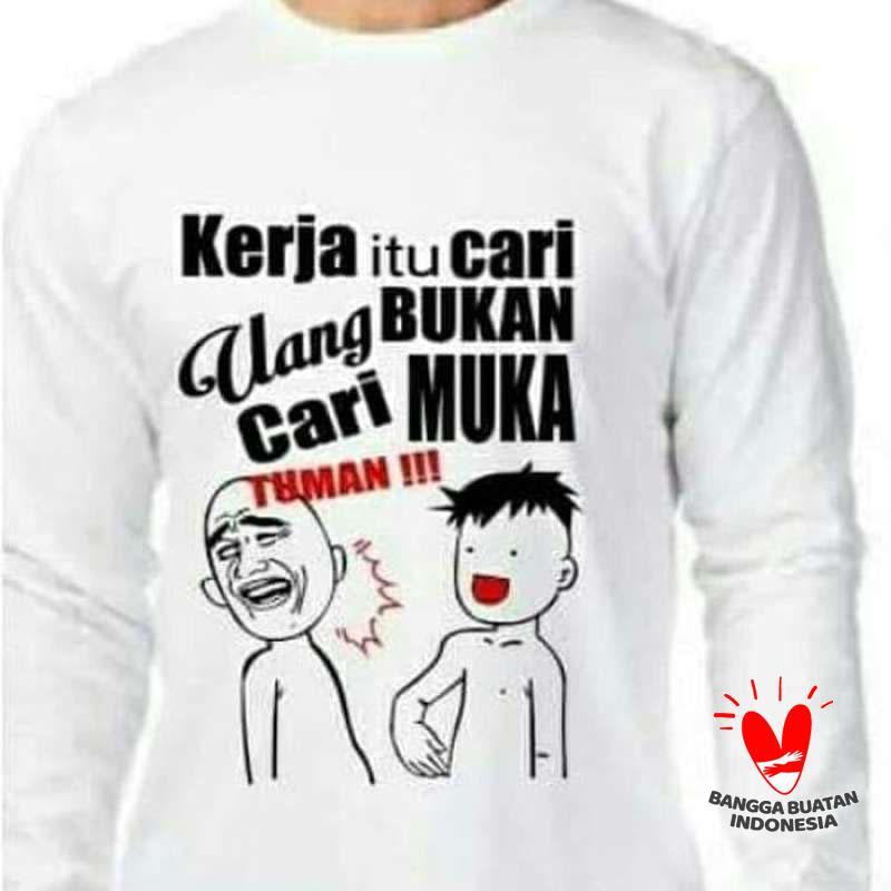 Jual Kaos Tuman Panjang Kerja Baju Tshirt Tuman Meme Viral Terbaru Juni 2021 Blibli