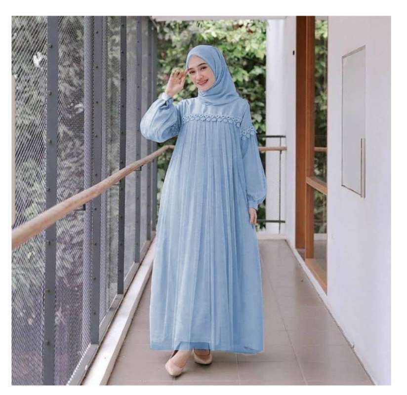 Jual Zoya Maxy Baju Muslim Wanita Maxi Nuraini Bahan Moscrepe Jait Renda Kombi Tile Furing Murah Mei 2021 Blibli