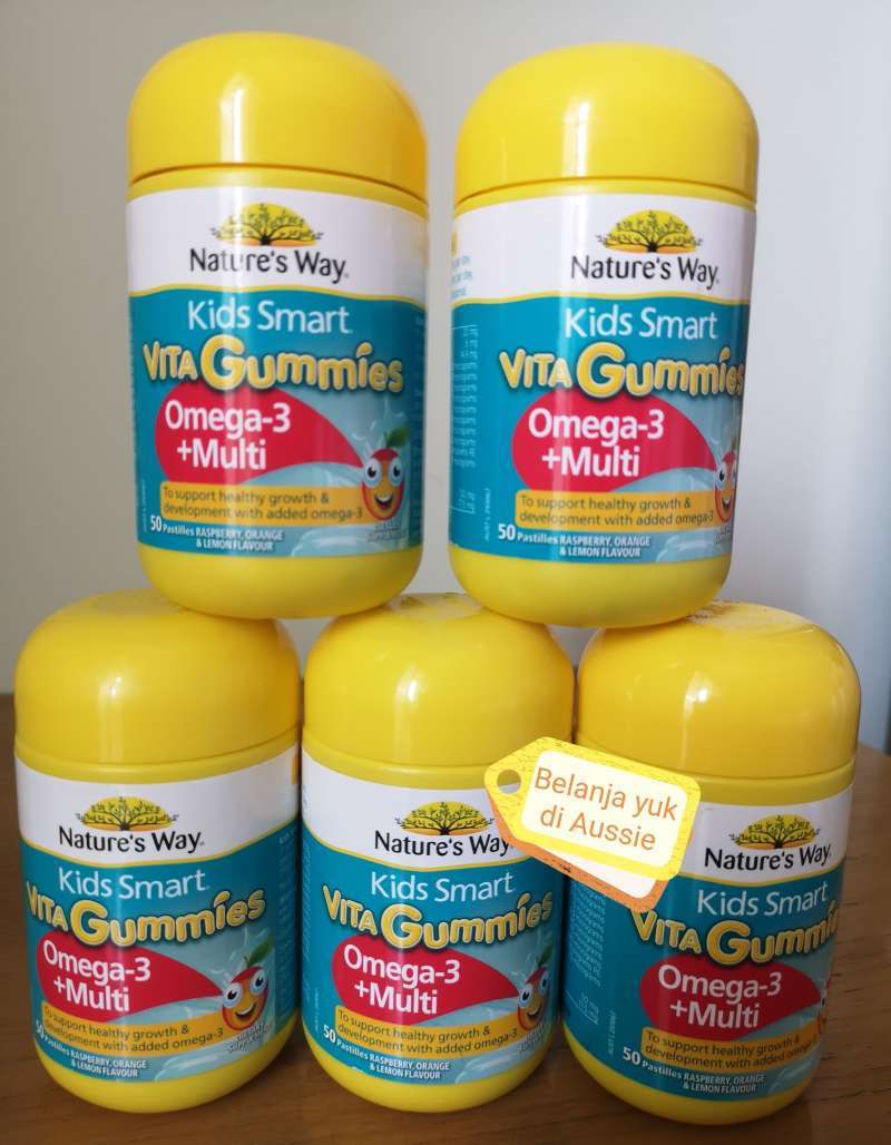 Jual Nature's Way Kids Smart Vita Gummies Omega-3 + Multi isi 50 Pastilles  di Seller Belanja yuk di Aussie - Kota Jakarta Utara, DKI Jakarta | Blibli