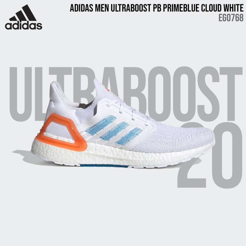 Jual adidas Men Running Ultraboost 20 PRIMEBLUE Shoes EG0768