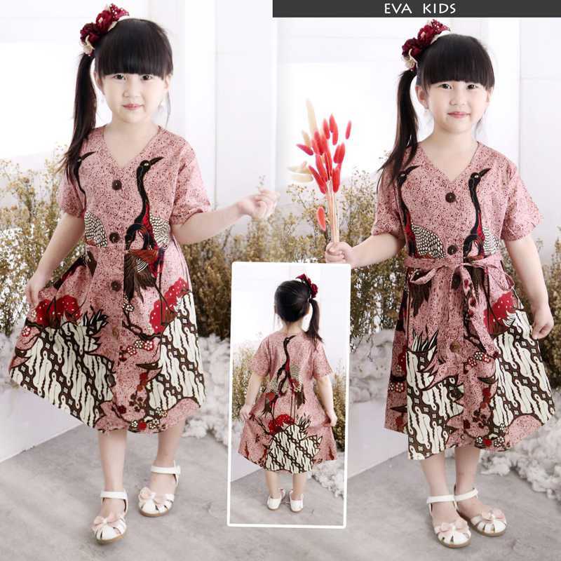 Dress batik anak modern hotsell