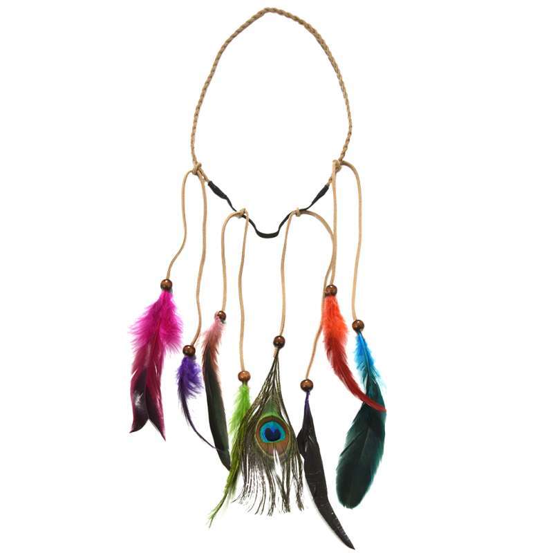 Promo Behomian Ethnic Feathers Tassels 