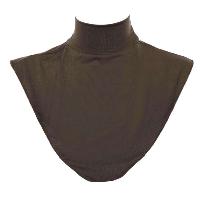 Womens Fake Collar Mock Turtleneck Top 