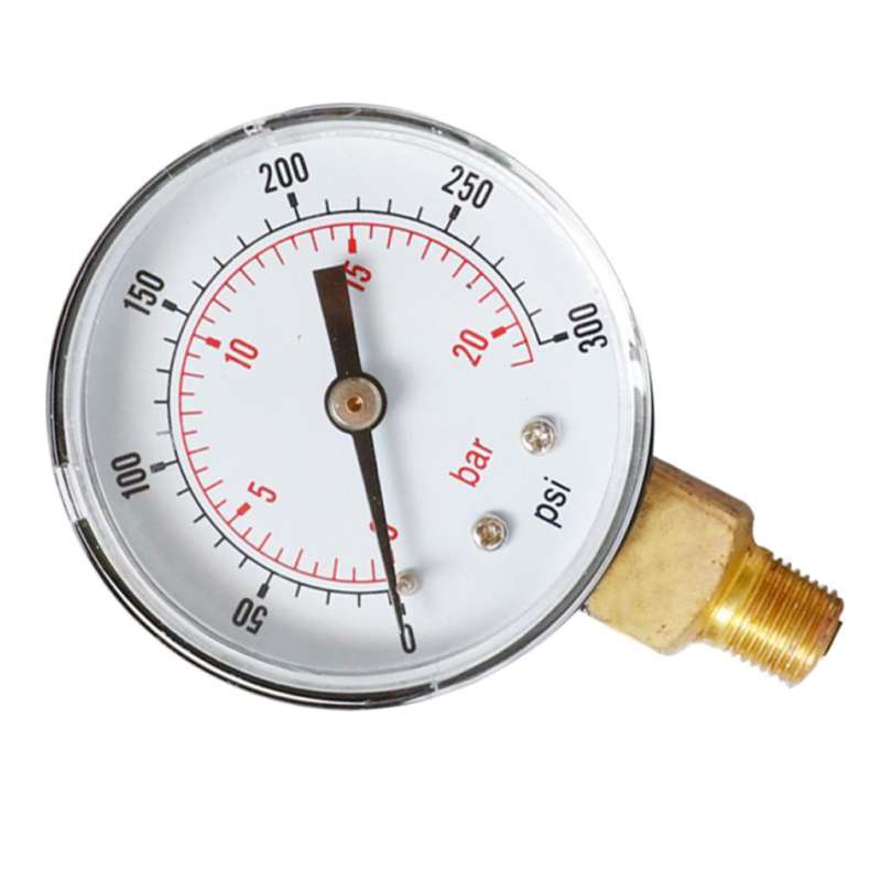 Radial Pressure Gauge for Oil Air Water TS-Y504-15psi 1/4'' BSPT 