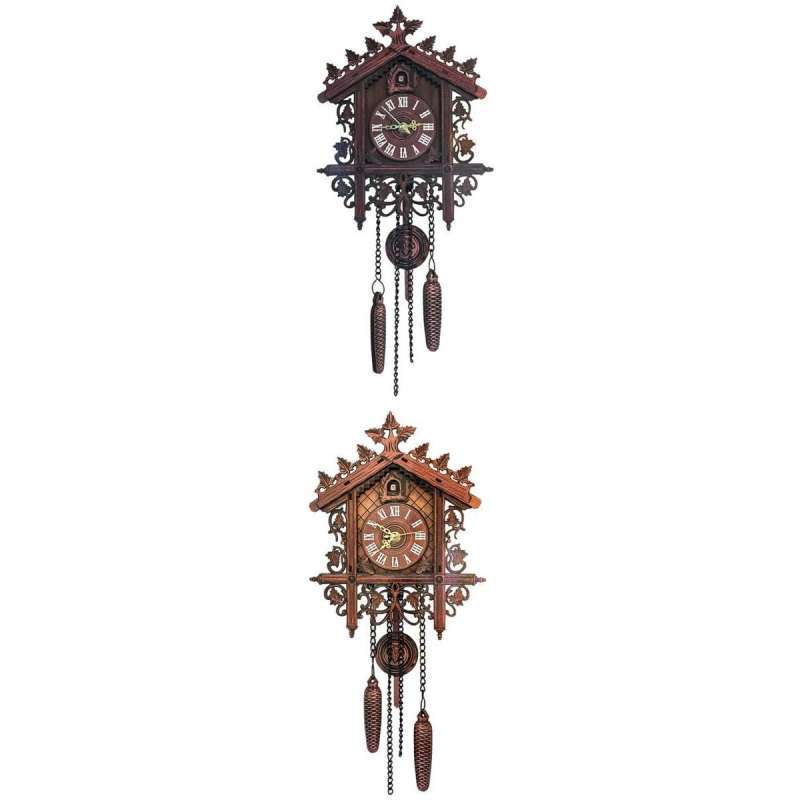 Decorative Collectibles Wooden Battery-operated Cuckoo Clock Home Décor 