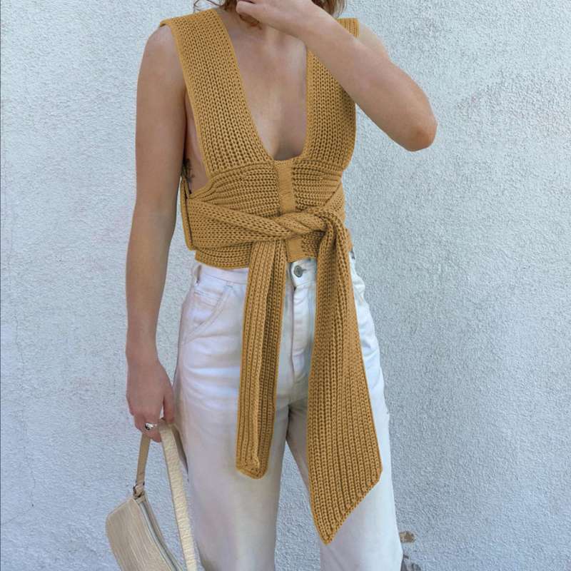 Promo Chic Women Knitted Bandage Self 