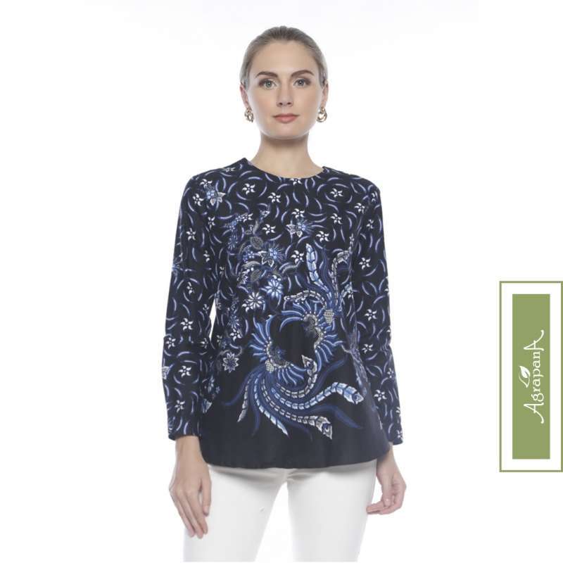 Jual Agrapana Abhitah Blouse Baju Batik Atasan Wanita Couple Lengan Panjang Murah Mei 2021 Blibli