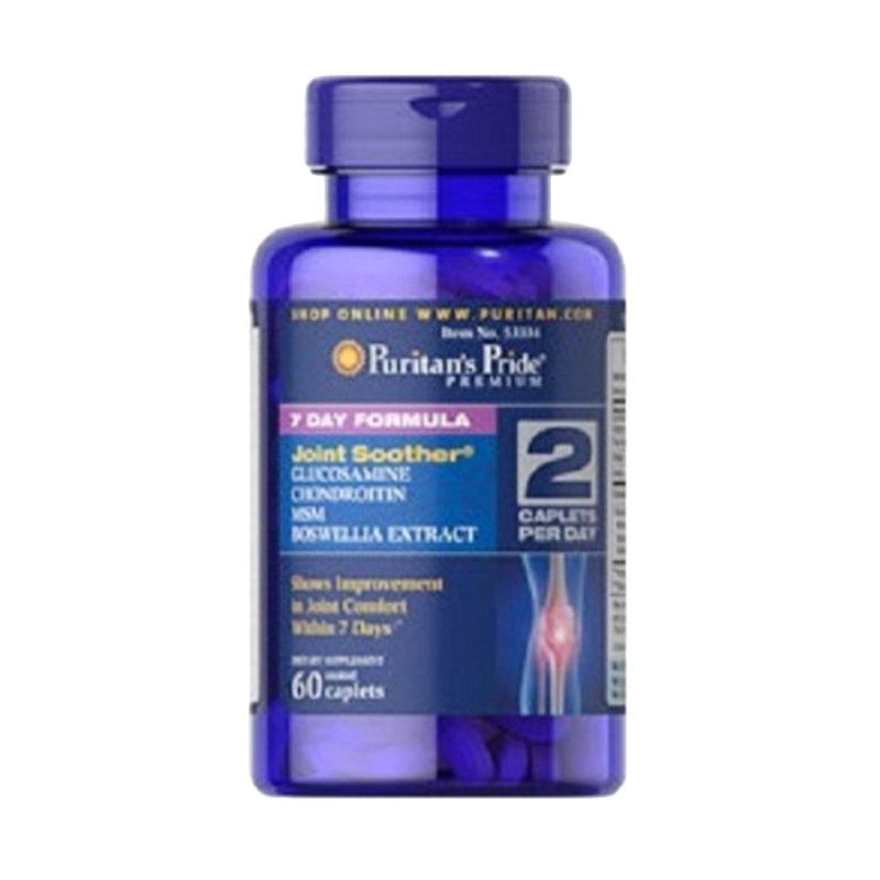 Jual Puritan S Pride 7 Day Formula Joint Soother Glucosamine Chondroitin Msm Boswellia Suplemen Kesehatan 60 Tablet Online November 2020 Blibli