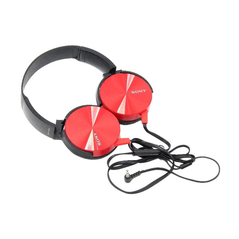 Promo Sony MDR-XB450AP Headphone - Red 