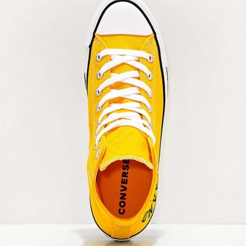 converse smile yellow