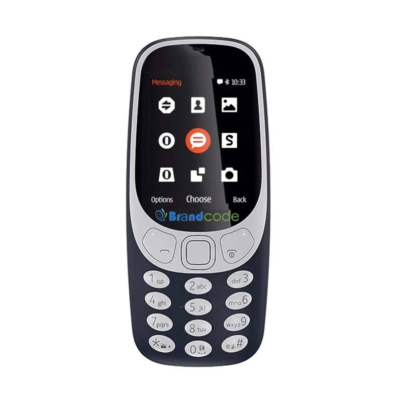 Brandcode B3310 Handphone - Hitam [Dual Sim GSM]