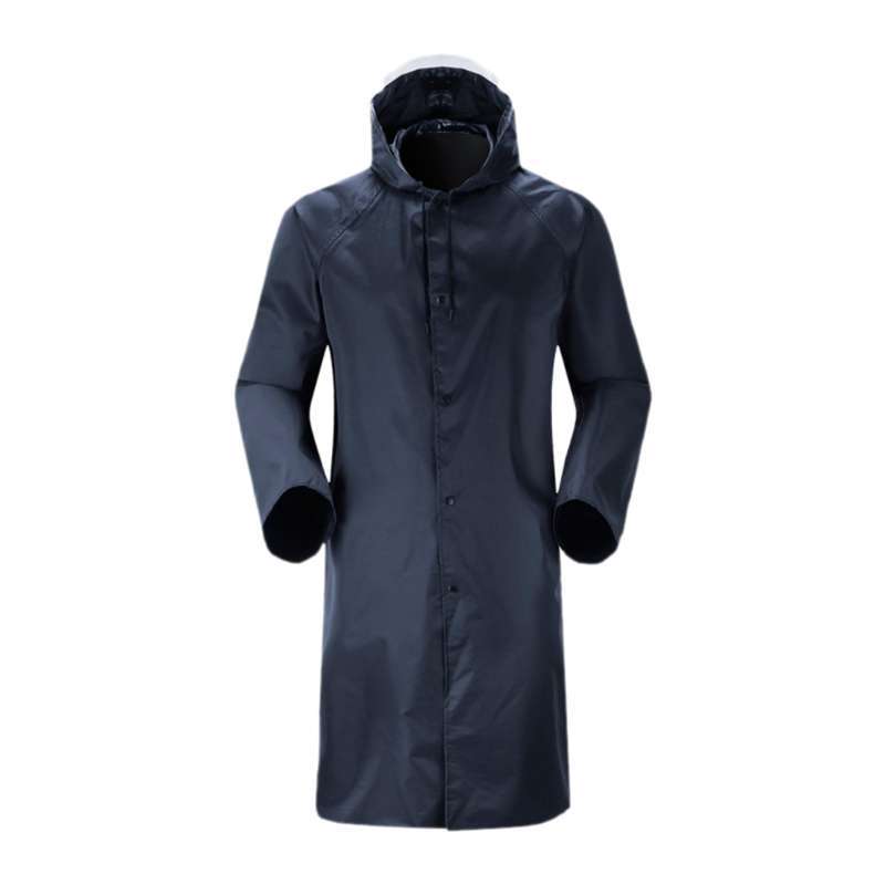 long rain coat with hood