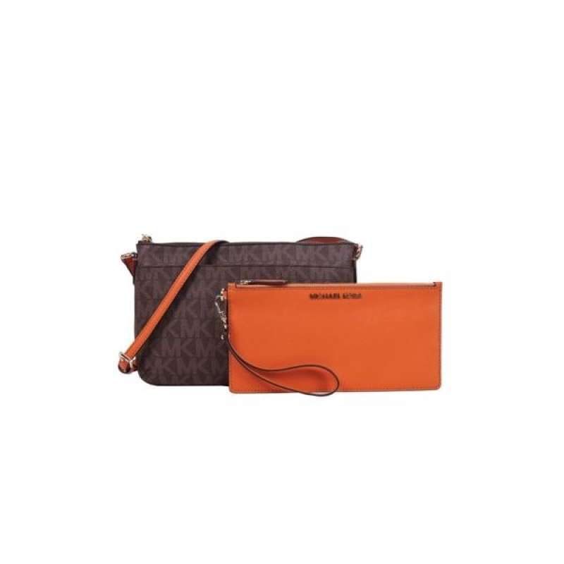 orange MK purse