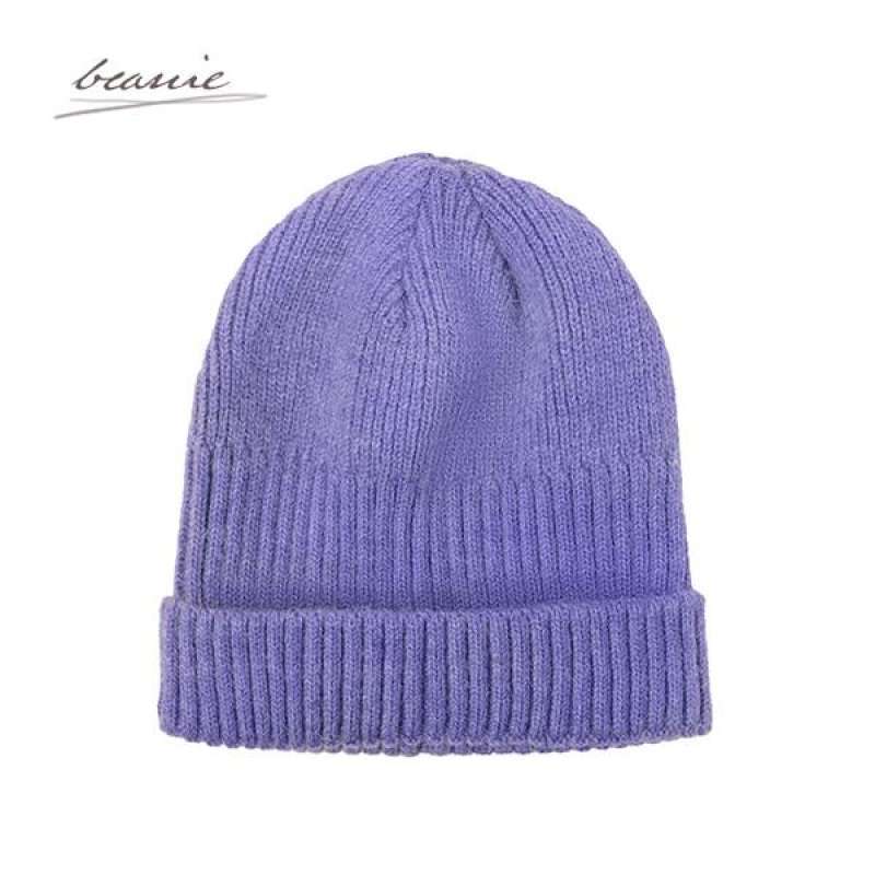 wool hat plain solid color Christmas 