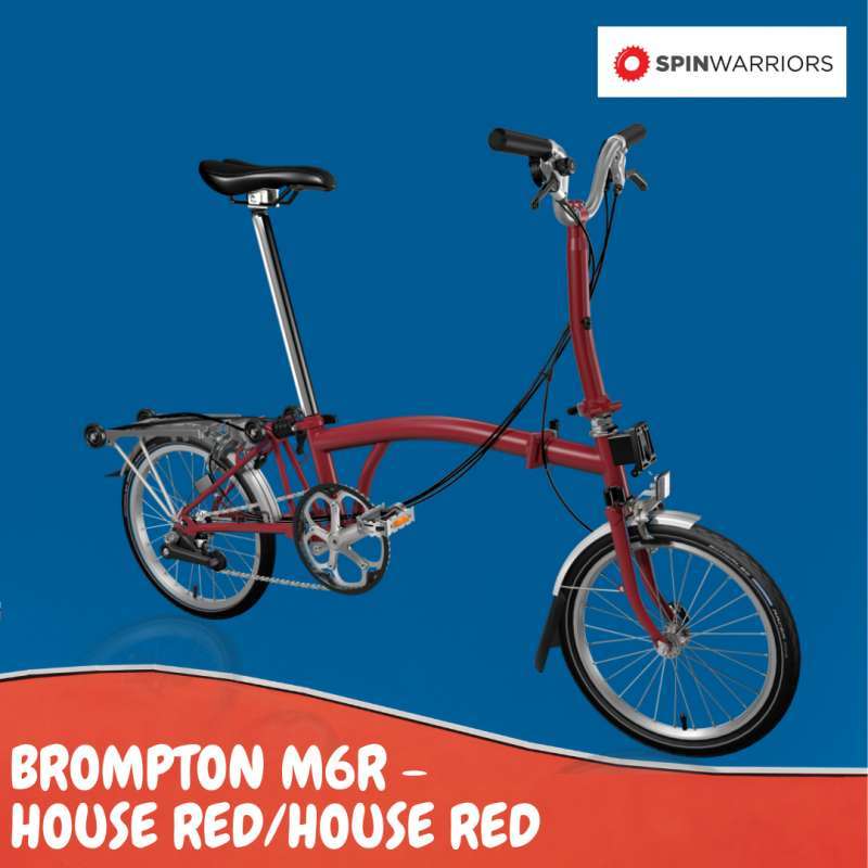 Brompton m6r shop house red