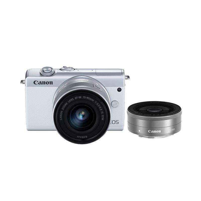 canon eos m200 kit 15 45mm f 3 5 6 3 is stm canon ef m 22mm f 2 stm