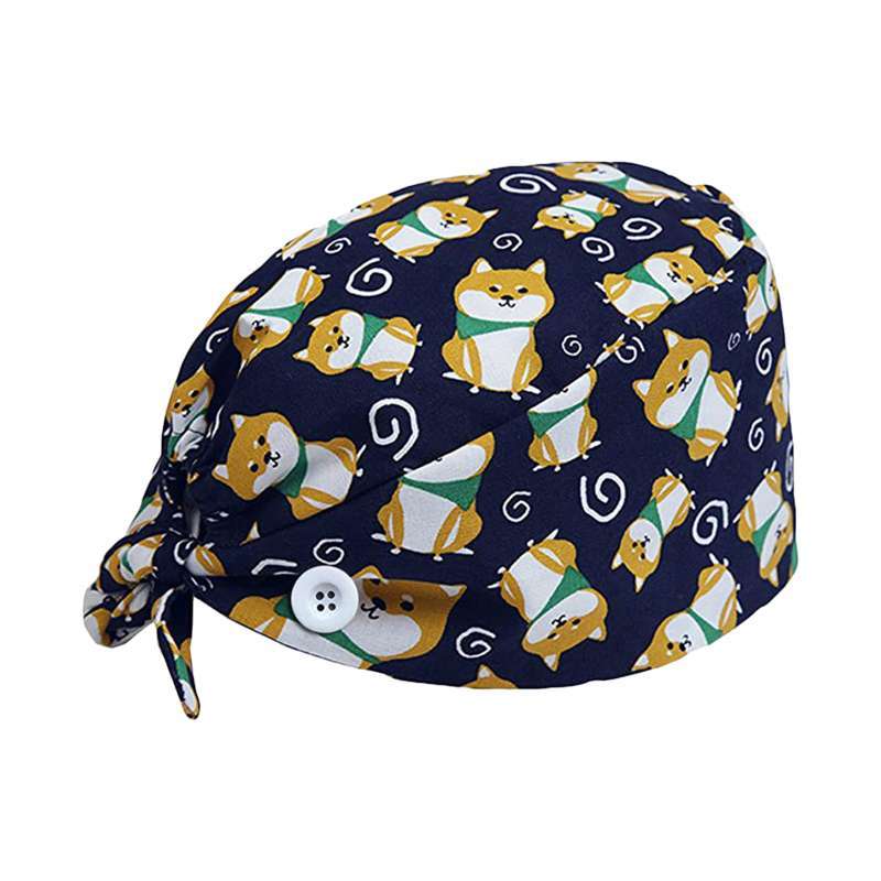Promo WOMEN SCRUB HAT SWEATBAND CAP 