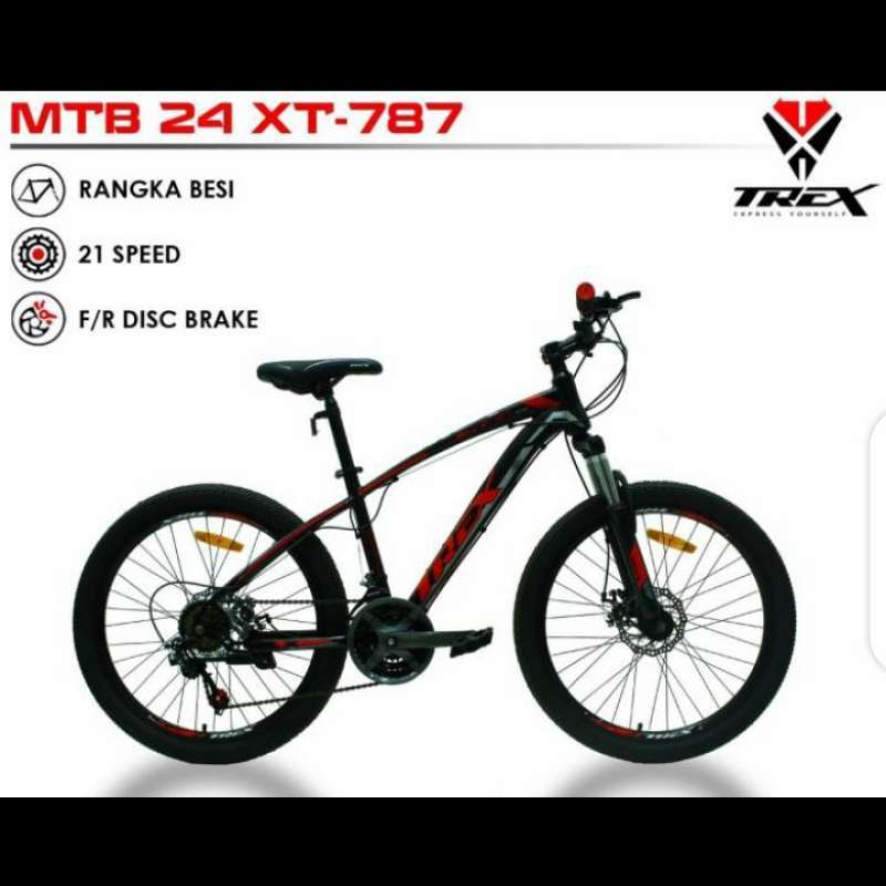 Jual SEPEDA MTB TREX XT 787 24 INCH di Seller Venuss cellular