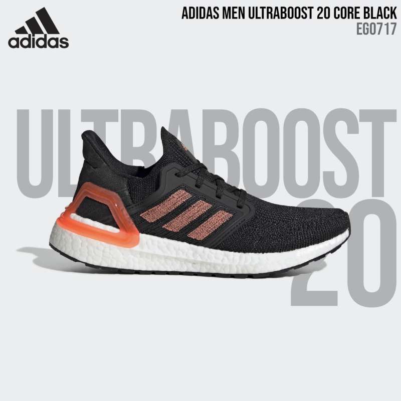 Jual adidas Ultraboost 20 EG0717 Core Black ORIGINAL RESMI BNIB