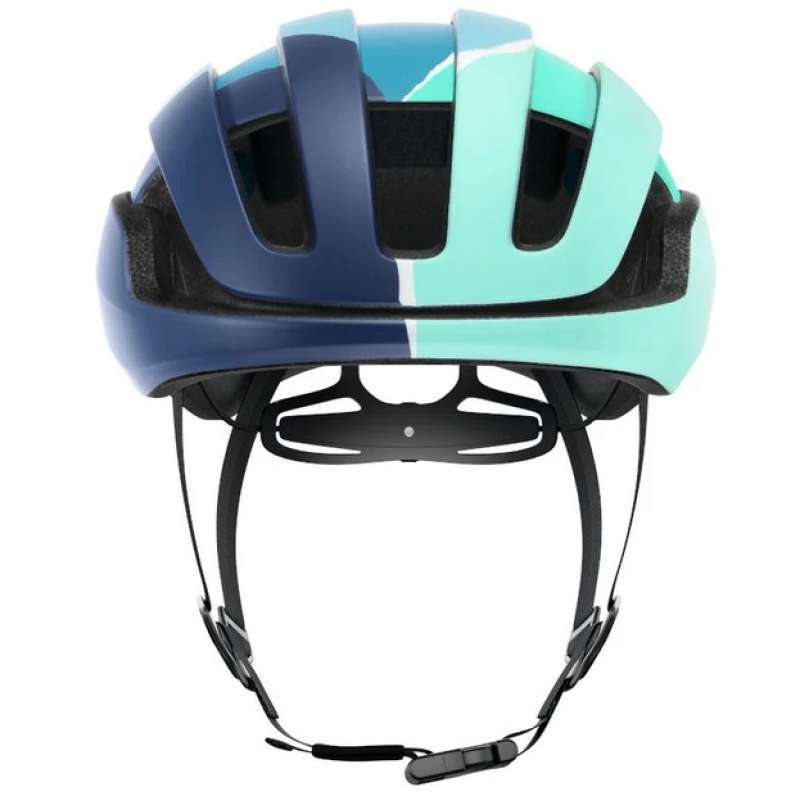 Jual Helmet Road Poc Omne Air Spin Green Mat Multi Basalt Blue M