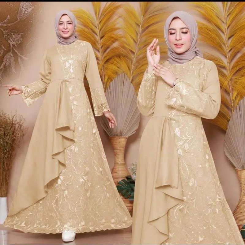 Jual Gamis Zolla Size M L Xl Xxl Gamis Brukat Tile Gamis Muslim Gamis Kondangan Kualitas Premium Murah Mei 2021 Blibli