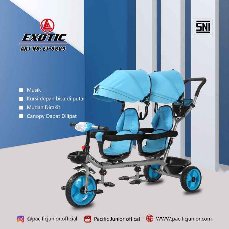 Stroller kembar depan belakang store