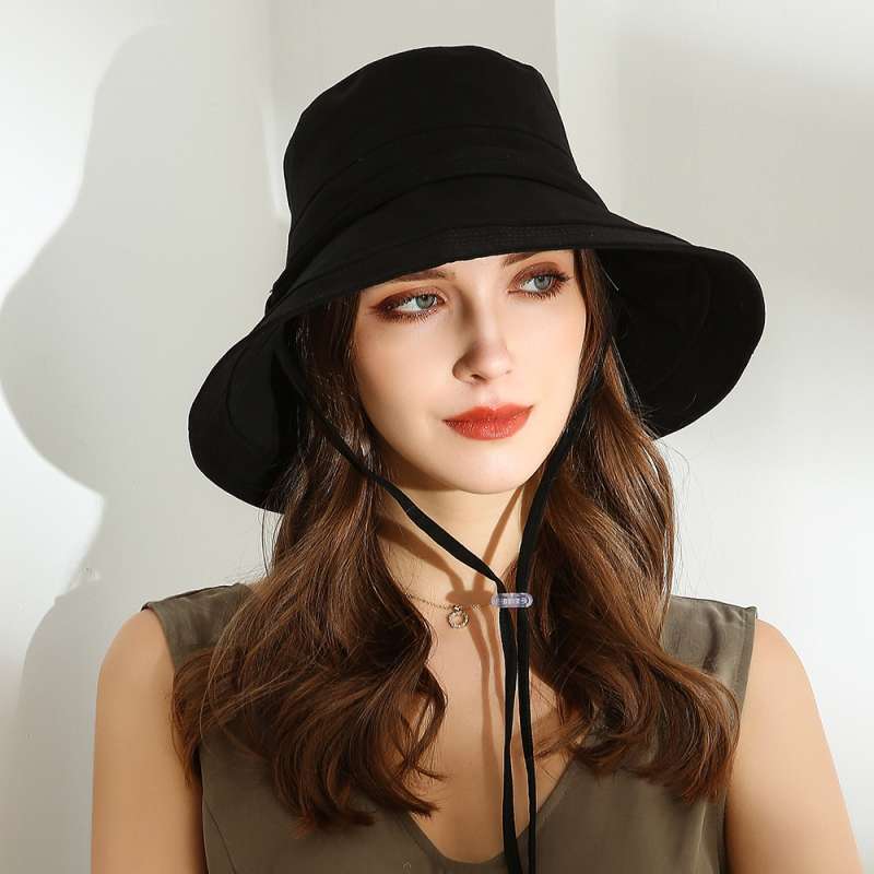 Promo URSFUR Womens Black Bucket Hat 
