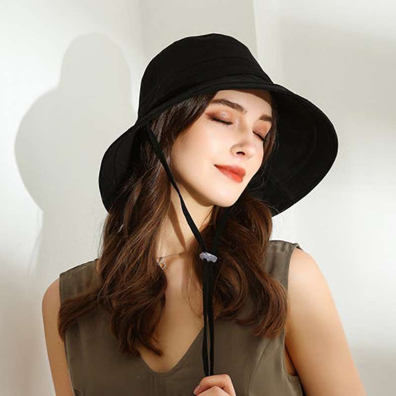 Promo URSFUR Womens Black Bucket Hat 