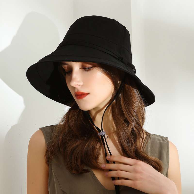 Promo URSFUR Womens Black Bucket Hat 