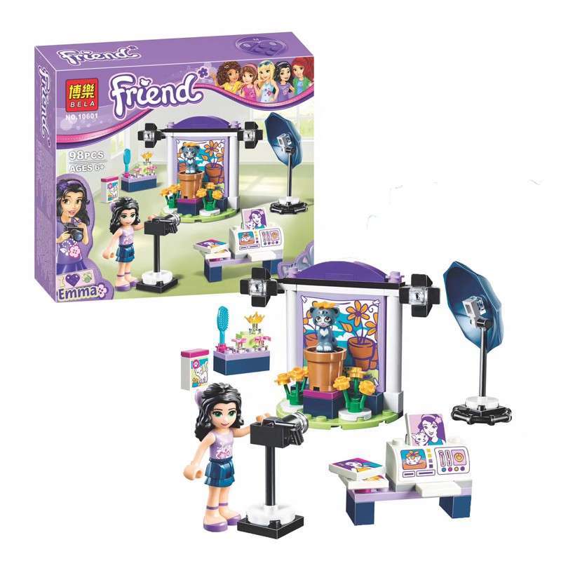 Promo Bela 10601 Friends Emma's Photo Studio Diy Brick Block