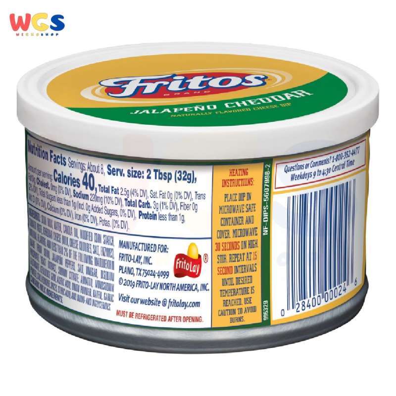 Jual Fritos Jalapeno Cheddar Naturally Flavoured Cheese Dip ...