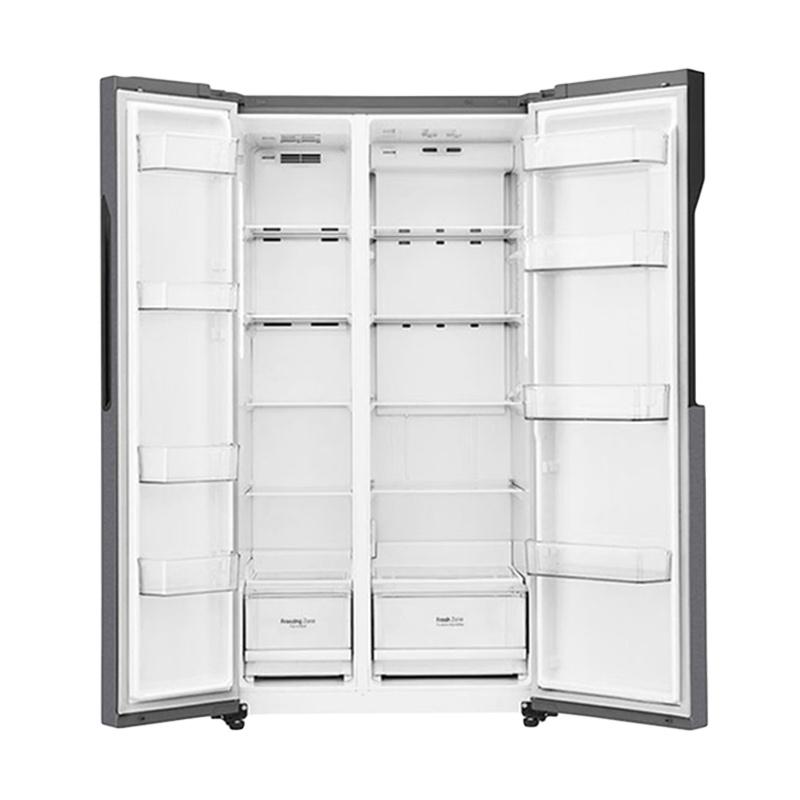 Jual Lg Gc B247kqdv Refrigerator Silver Side By Side 679l Online September 2020 Blibli Com