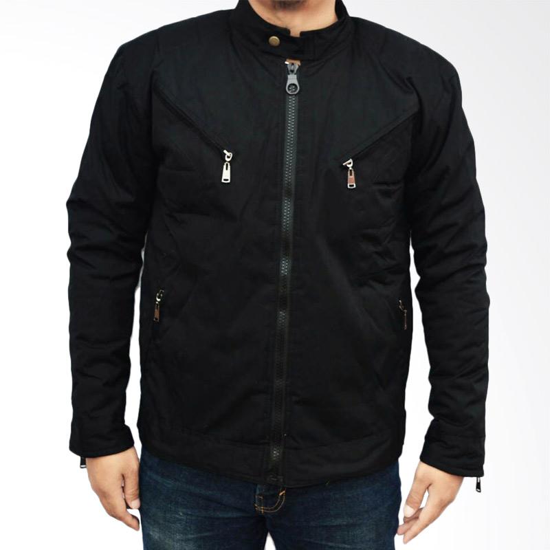Jual Lukiacc Model Racing Jaket Motor Black [anti Air/anti Angin