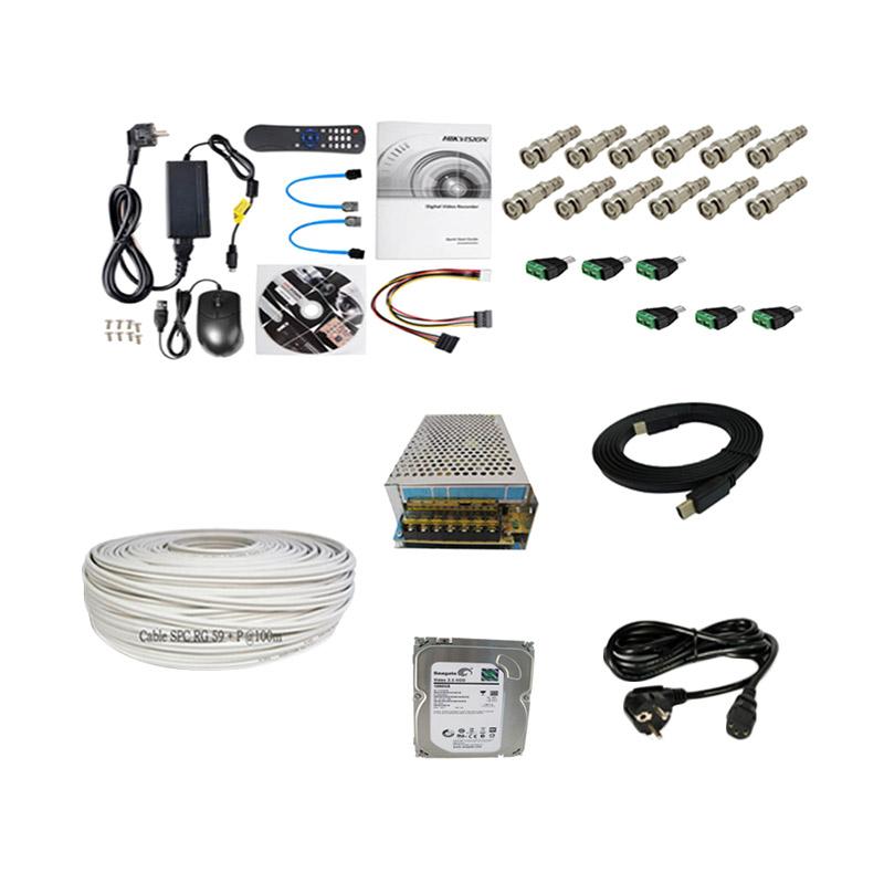 Jual Hikvision Analog Indoor C Paket Kamera Cctv 6 Cam 800 1200 Tvl 24 Ir 1tb 100 M Online September 2020 Blibli Com