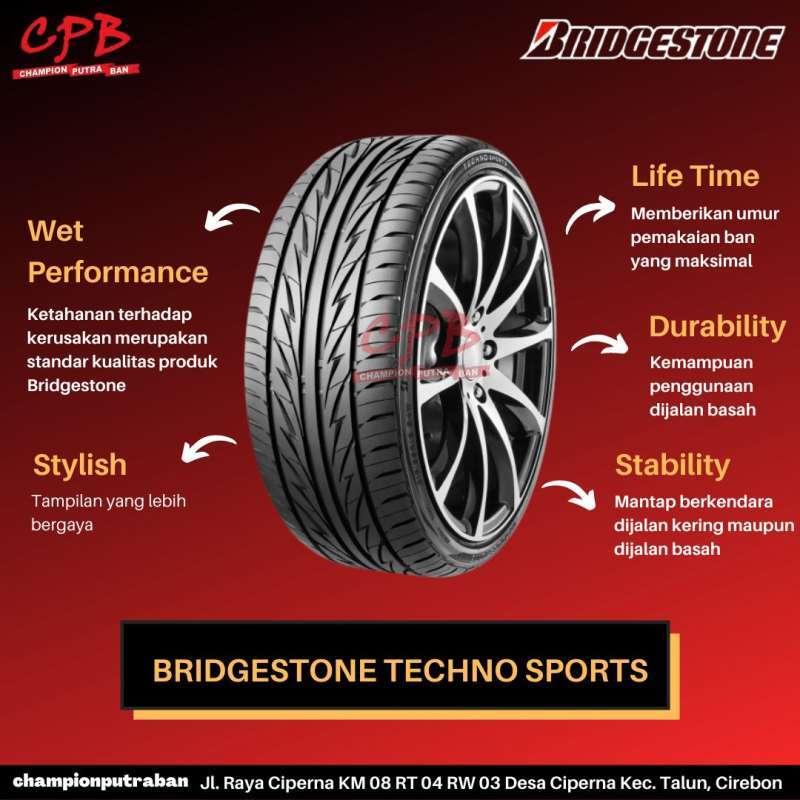 Bridgestone Techno Sport 195/50 R16 Ban Mobil