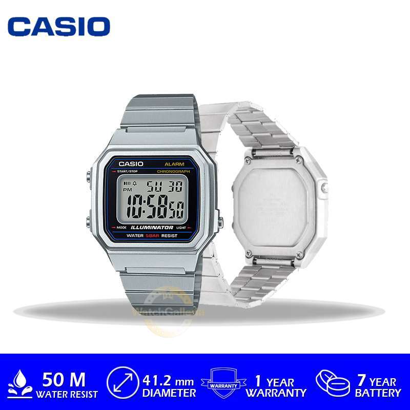 Promo CASIO Digital Jam Tangan Pria - Silver [B650WD-1ADF] di Seller THE  WATCHGALLERIA OFFICIAL STORE - Kota Jakarta Pusat, DKI Jakarta | Blibli