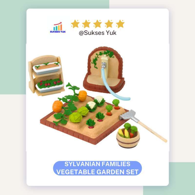 Sylvanian families clearance vegetable garden set