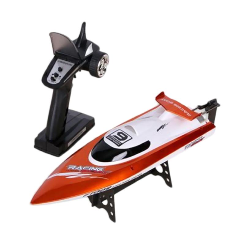 feilun ft009 rc boat water cooling high speed 4 channel mainan remote control orange 2 4 ghz