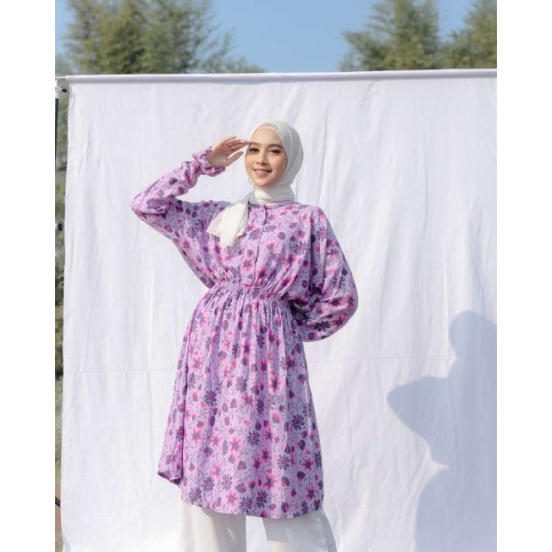 Jual Mia Atasan Tunik Muslim Wanita Gia 