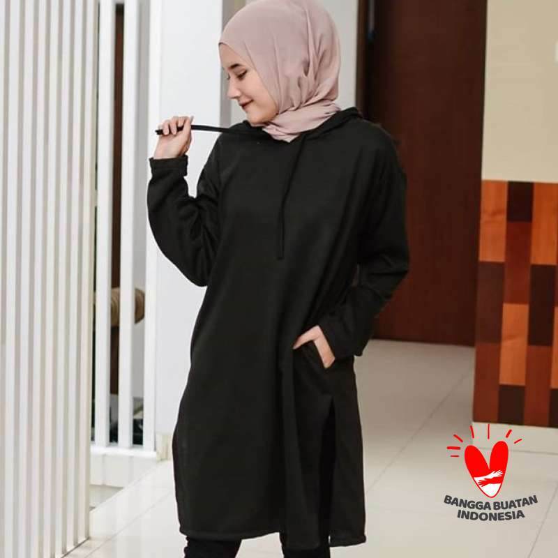 Cardigan on sale hoodie muslimah