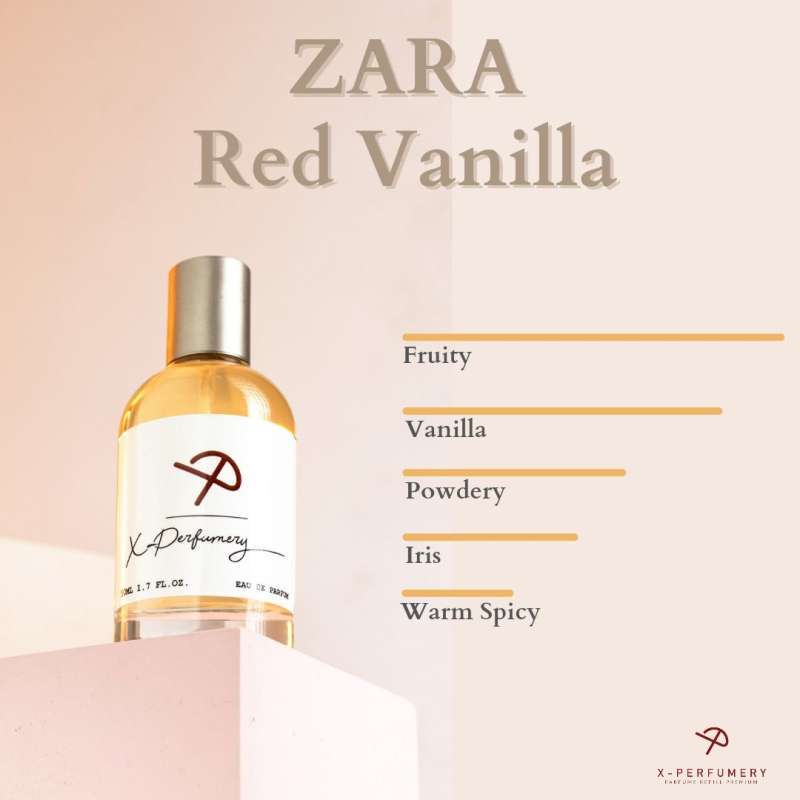 Zara red vanilla best sale harga